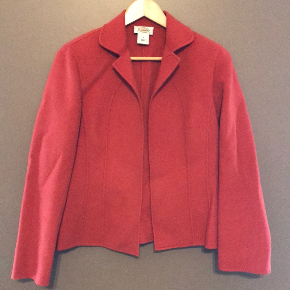 Rust/orange Talbots blazer size 4 woman’s